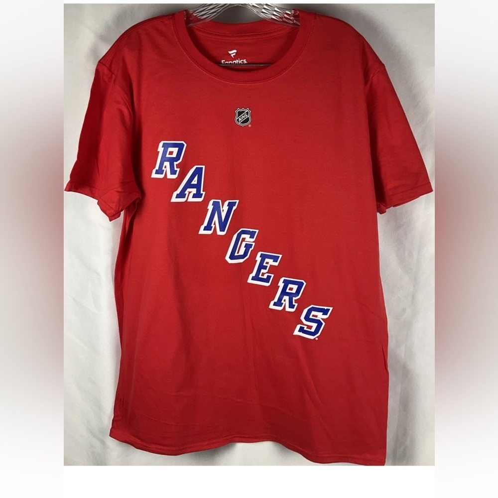 New York Rangers Fanatics Men’s Red‎ Size Large Artemi Panarin# 10 NHL NWOT